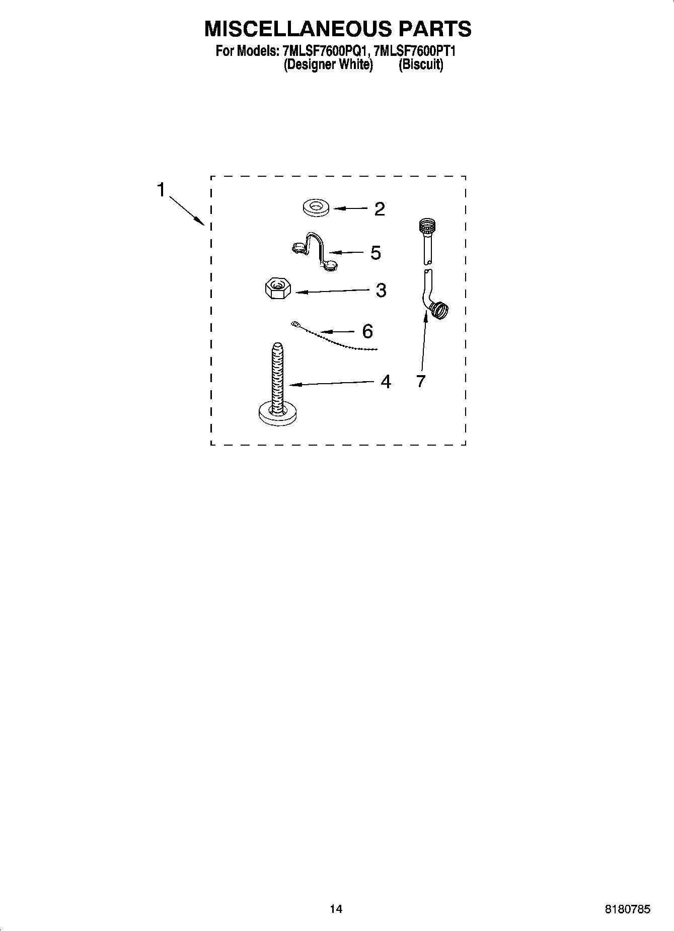 10 - MISCELLANEOUS PARTS, OPTIONAL PARTS (NOT INCLUDED)