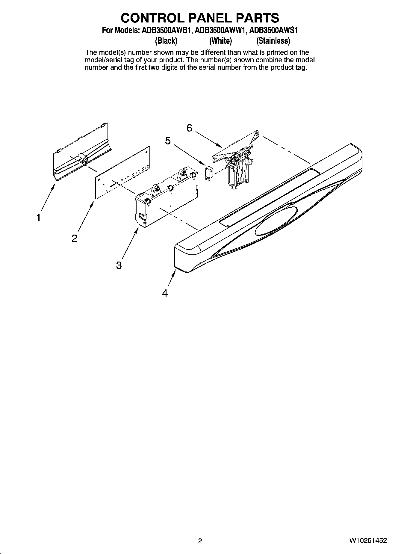 02 - CONTROL PANEL PARTS