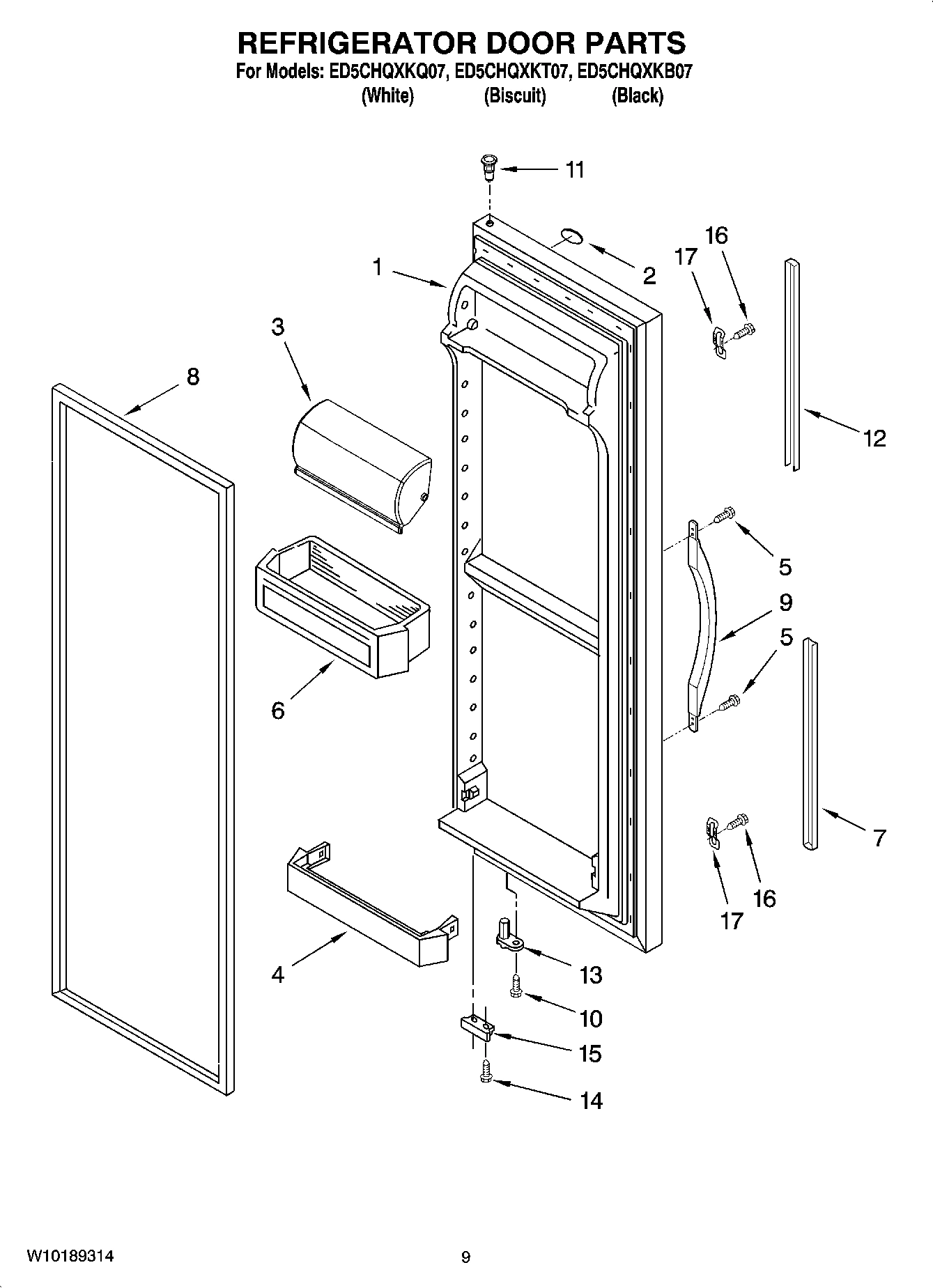06 - REFRIGERATOR DOOR PARTS