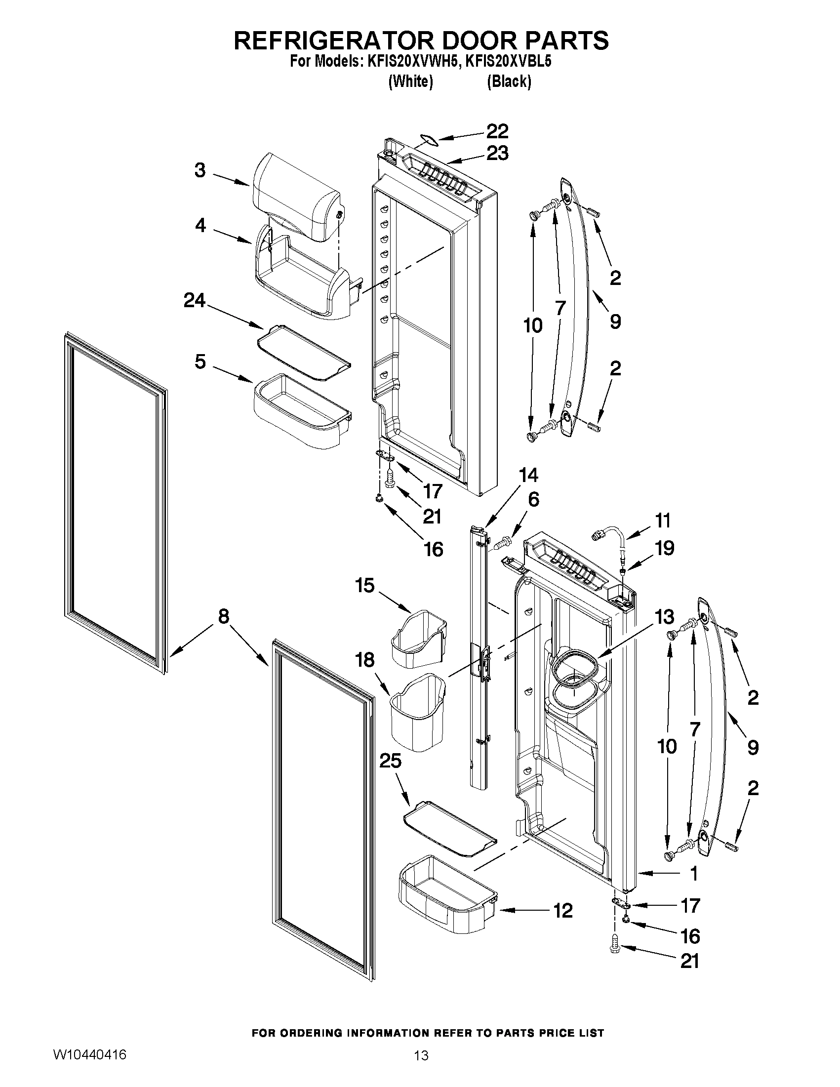 07 - REFRIGERATOR DOOR PARTS
