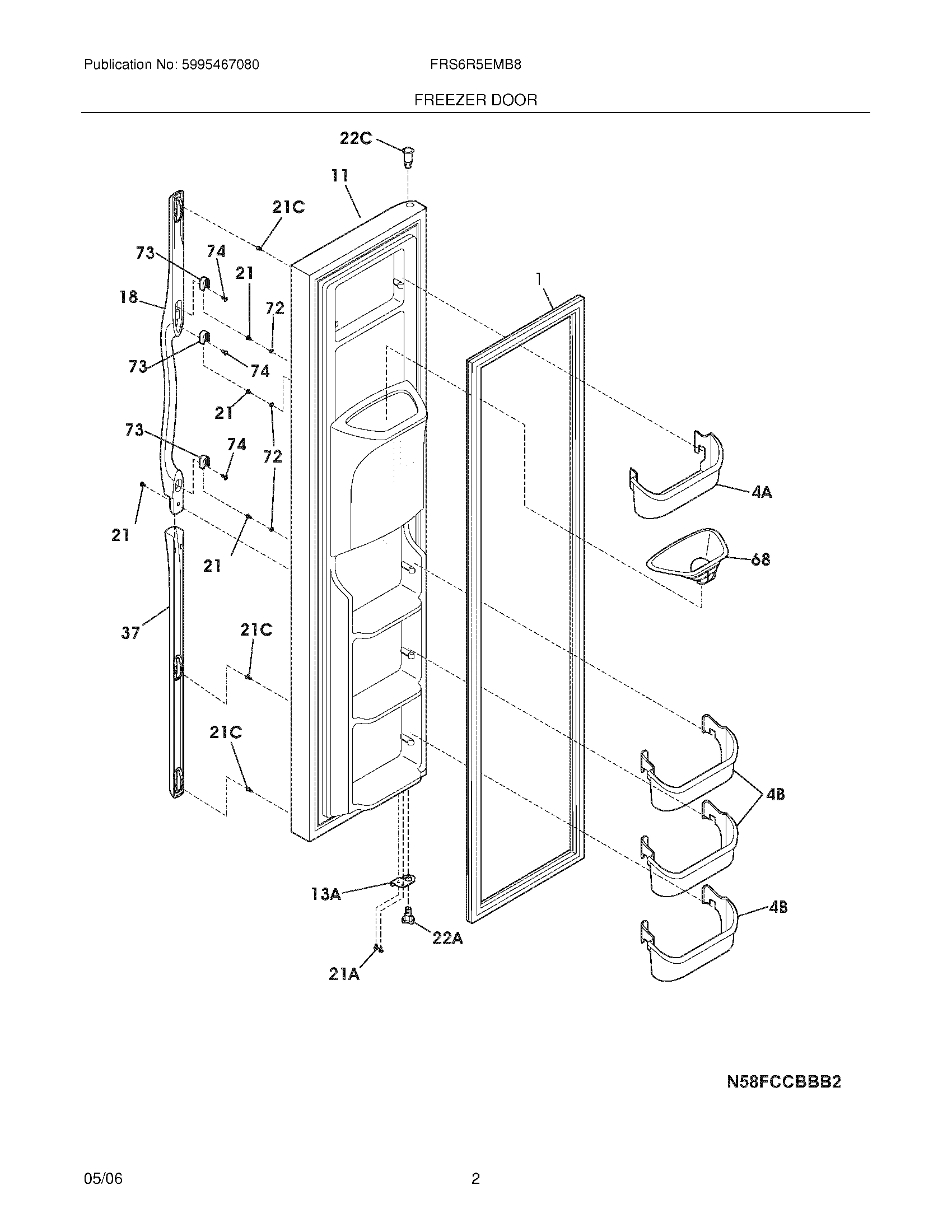 03 - FREEZER DOOR