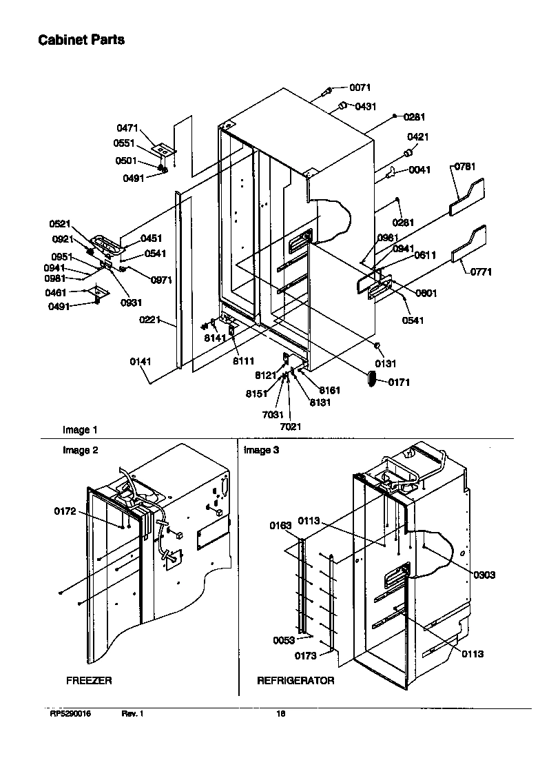 02 - CABINET PARTS