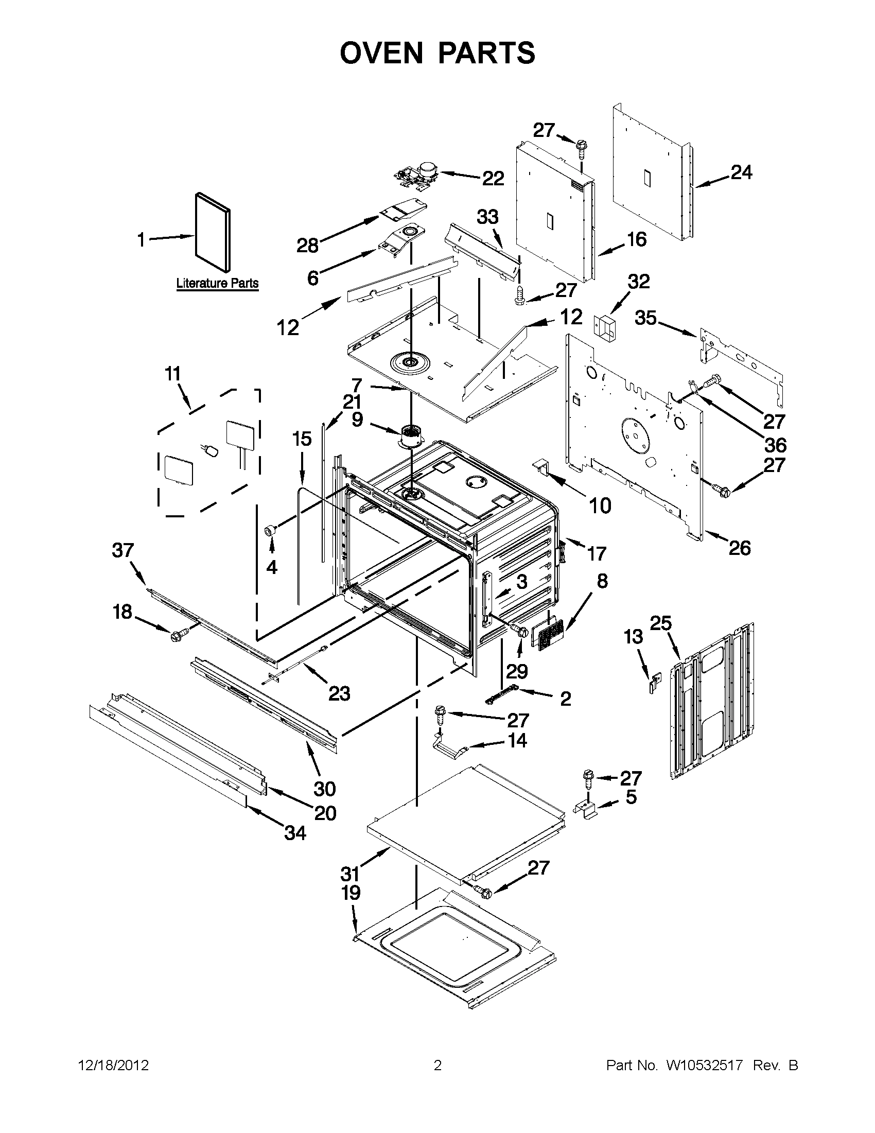 01 - OVEN PARTS