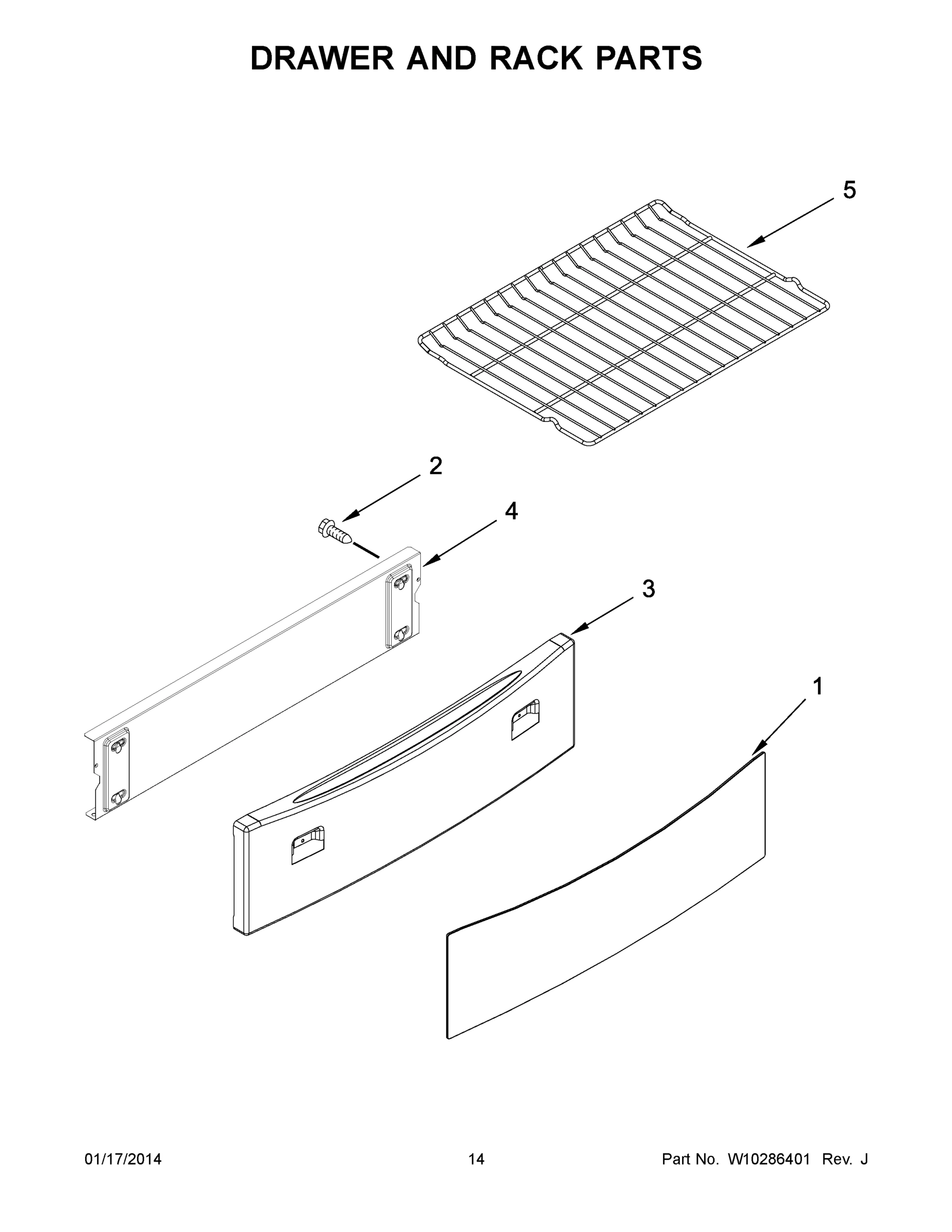 08 - DRAWER AND RACK PARTS