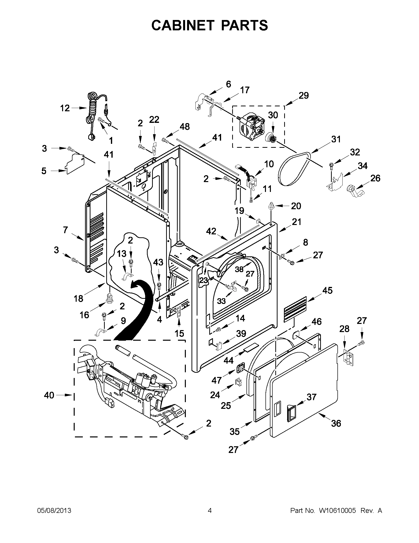 02 - CABINET PARTS