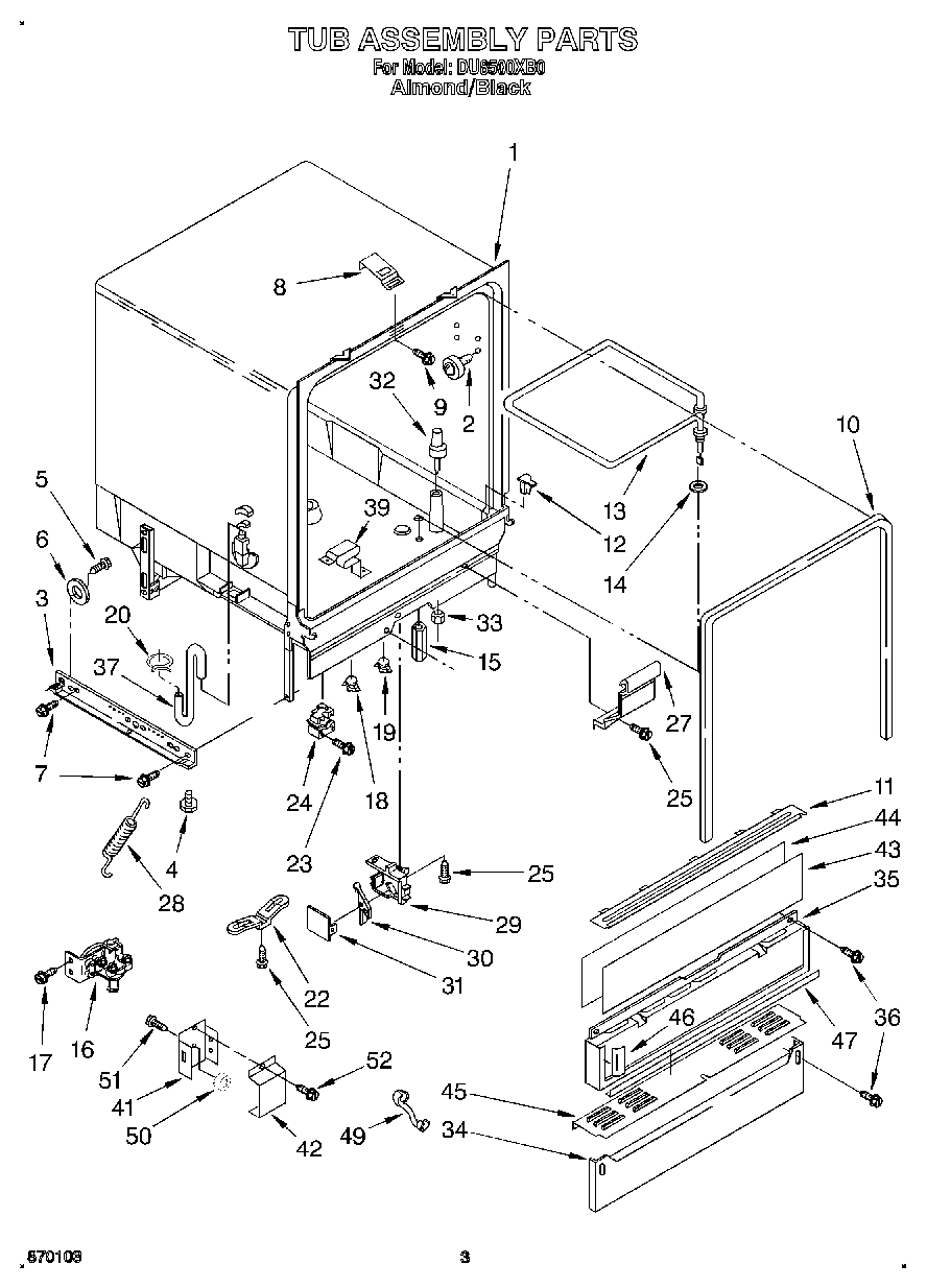 03 - TUB ASSEMBLY