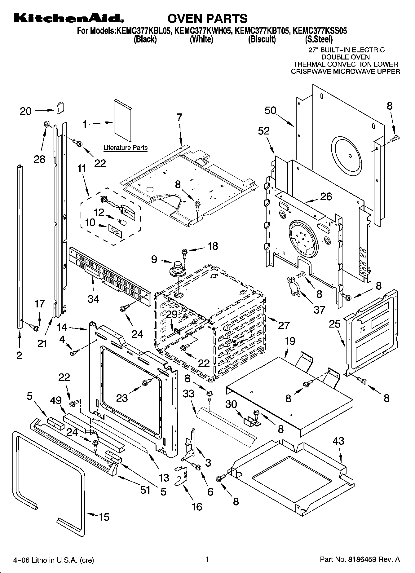 01 - OVEN PARTS