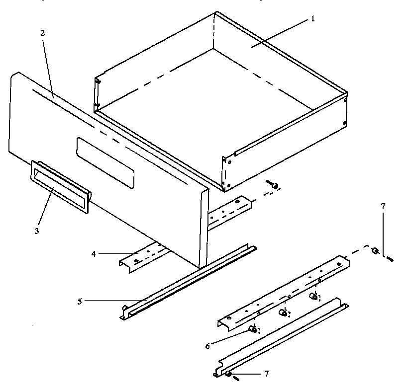 03 - FIXED PANEL & STORAGE DRAWER ASSY