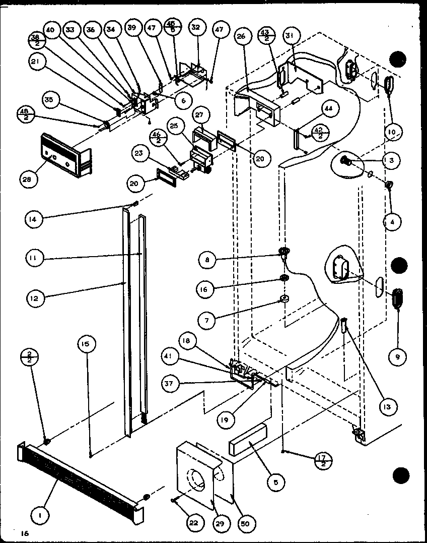 14 - REF/FZ CONTROLS AND CABINET PART