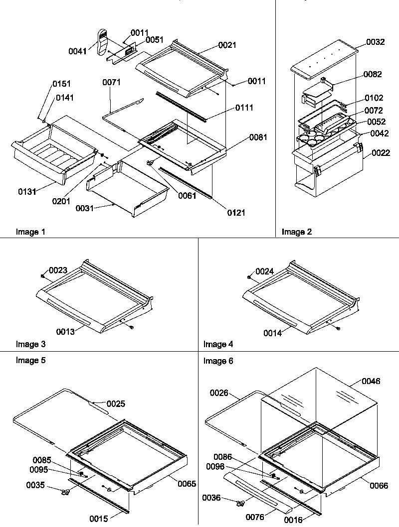 03 - DELI, SHELVES, CRISPER ASSEMBLIES & ACS