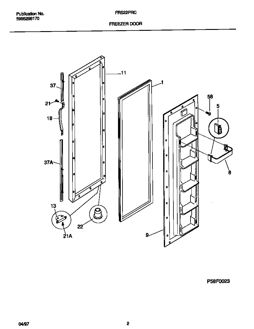 02 - FREEZER DOOR