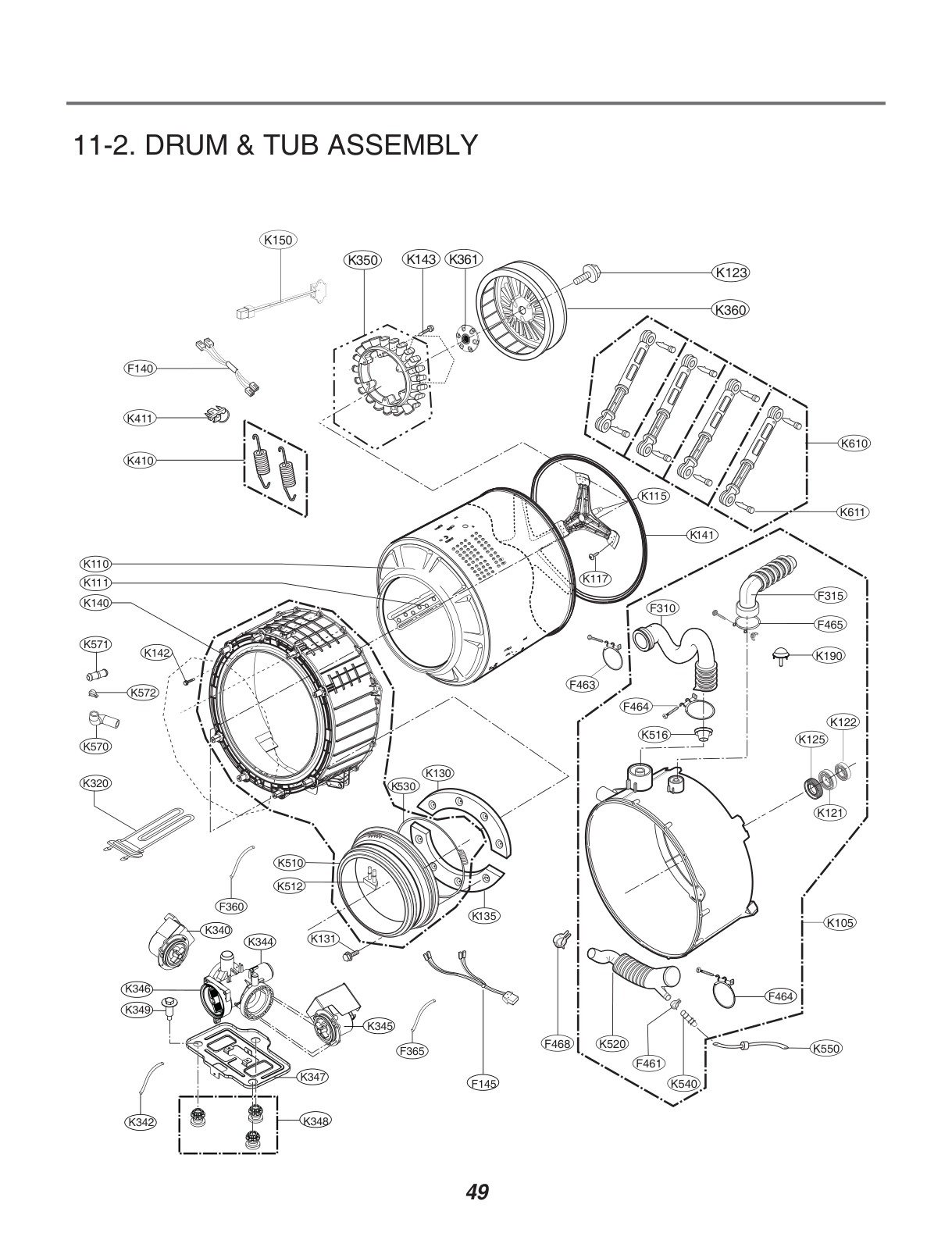 DRUM & TUB ASSEMBLY