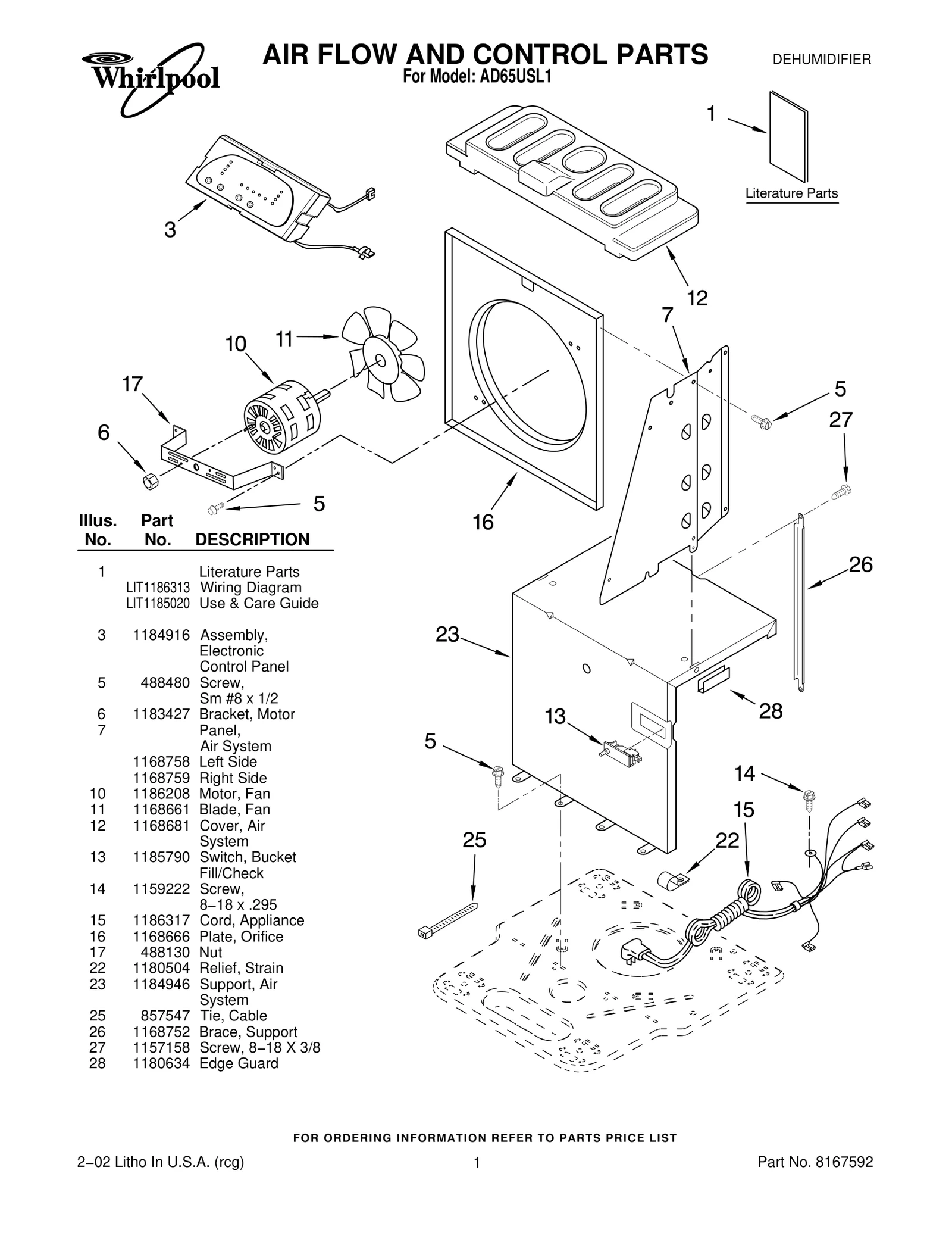 AIR FLOW AND CONTROL PARTS