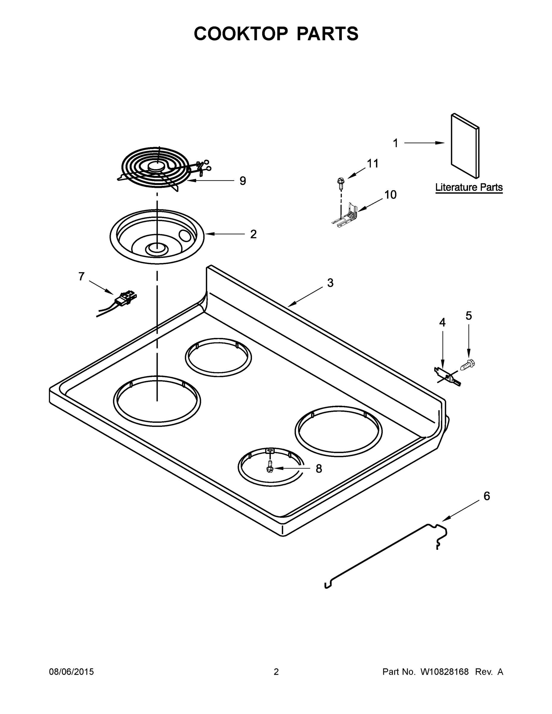 02 - COOKTOP PARTS