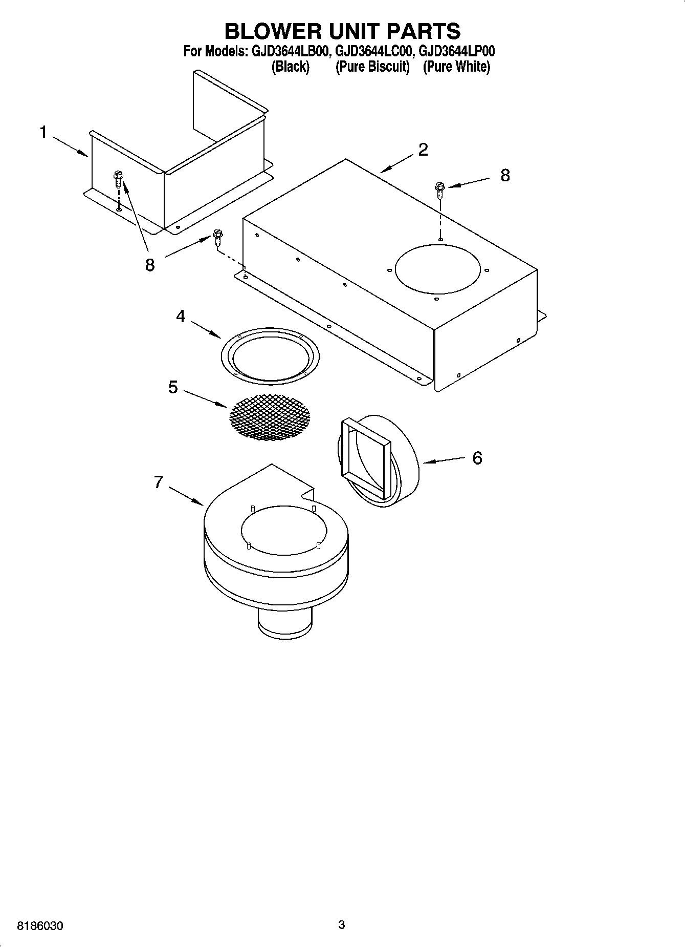 02 - BLOWER UNIT PARTS, MISCELLANEOUS PARTS