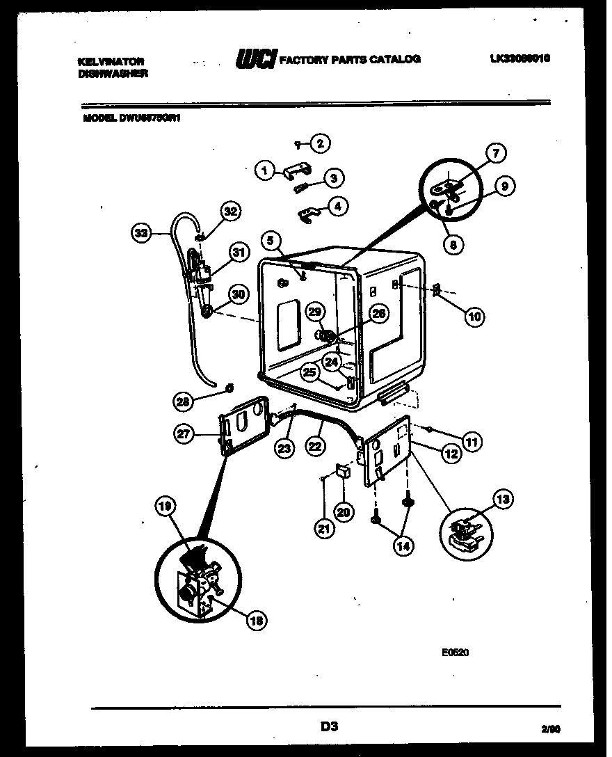 05 - TUB AND FRAME PARTS