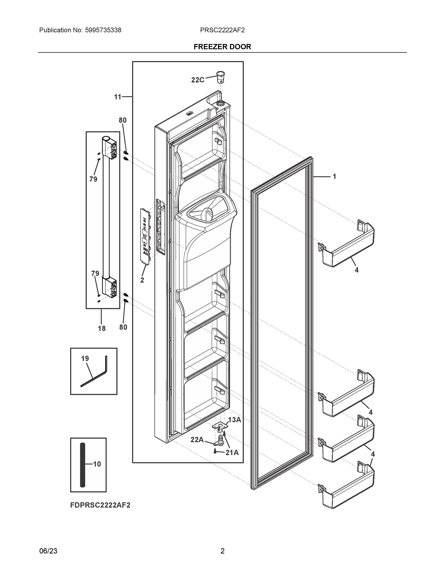 02 - FREEZER DOOR
