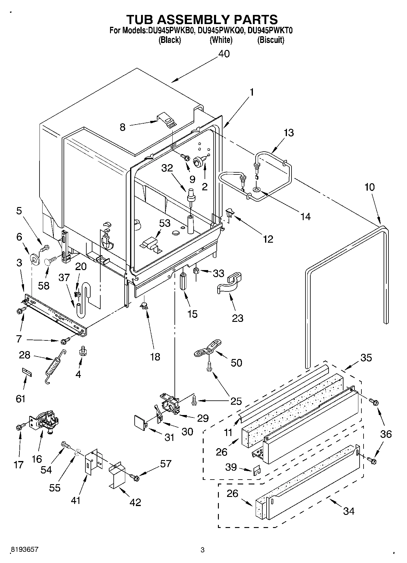 03 - TUB ASSEMBLY