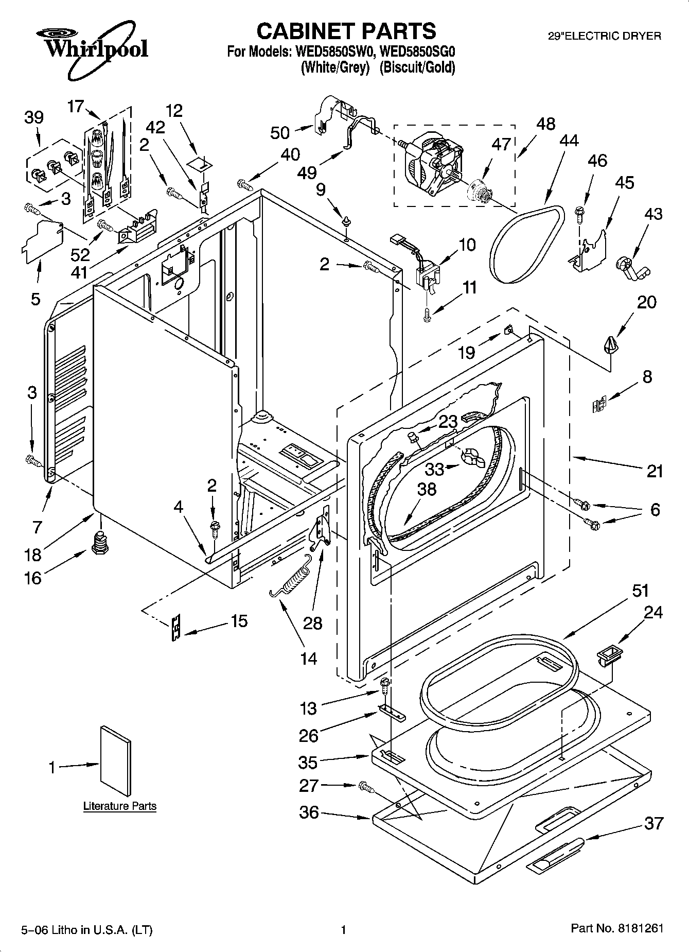01 - CABINET PARTS