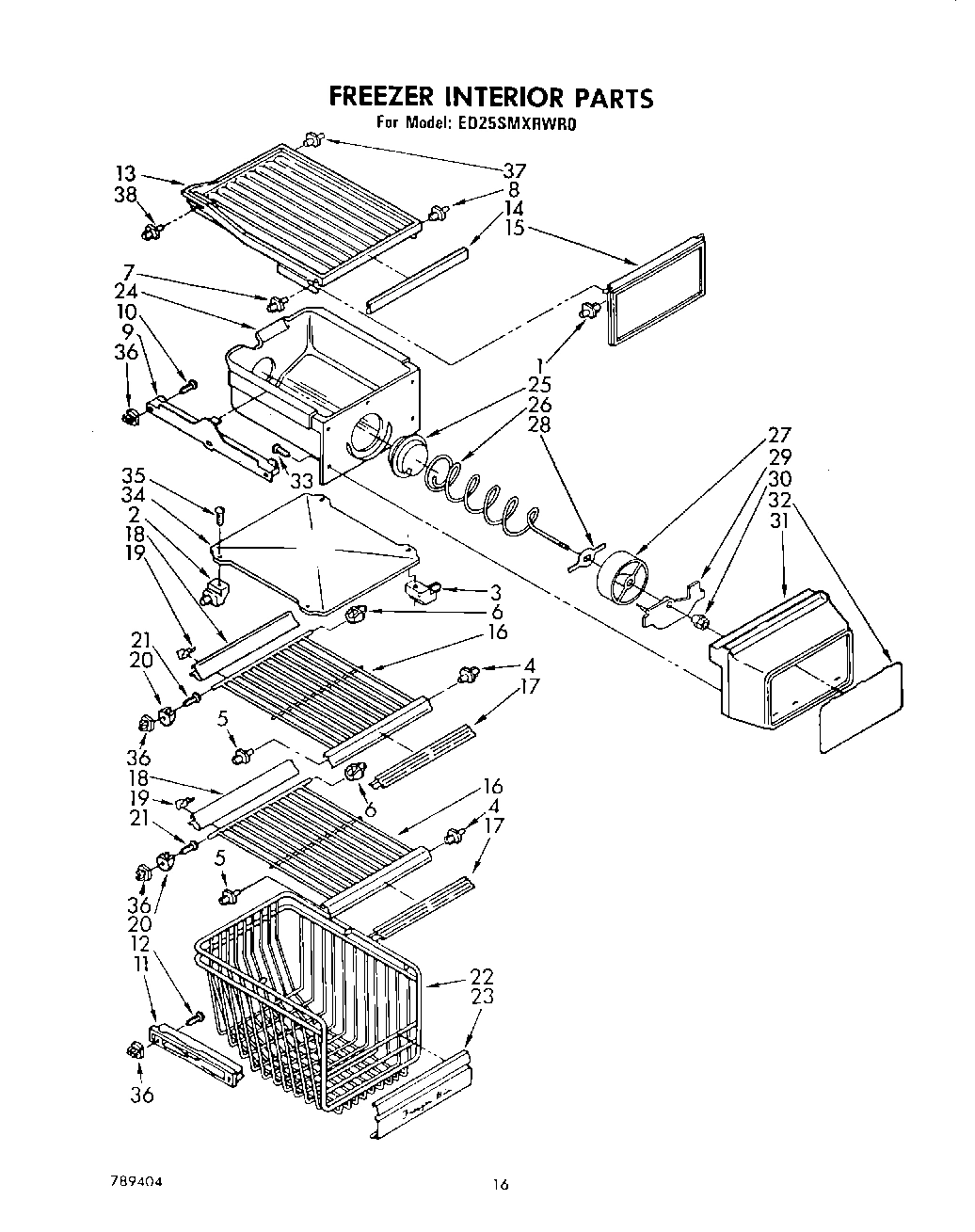 09 - FREEZER INTERIOR