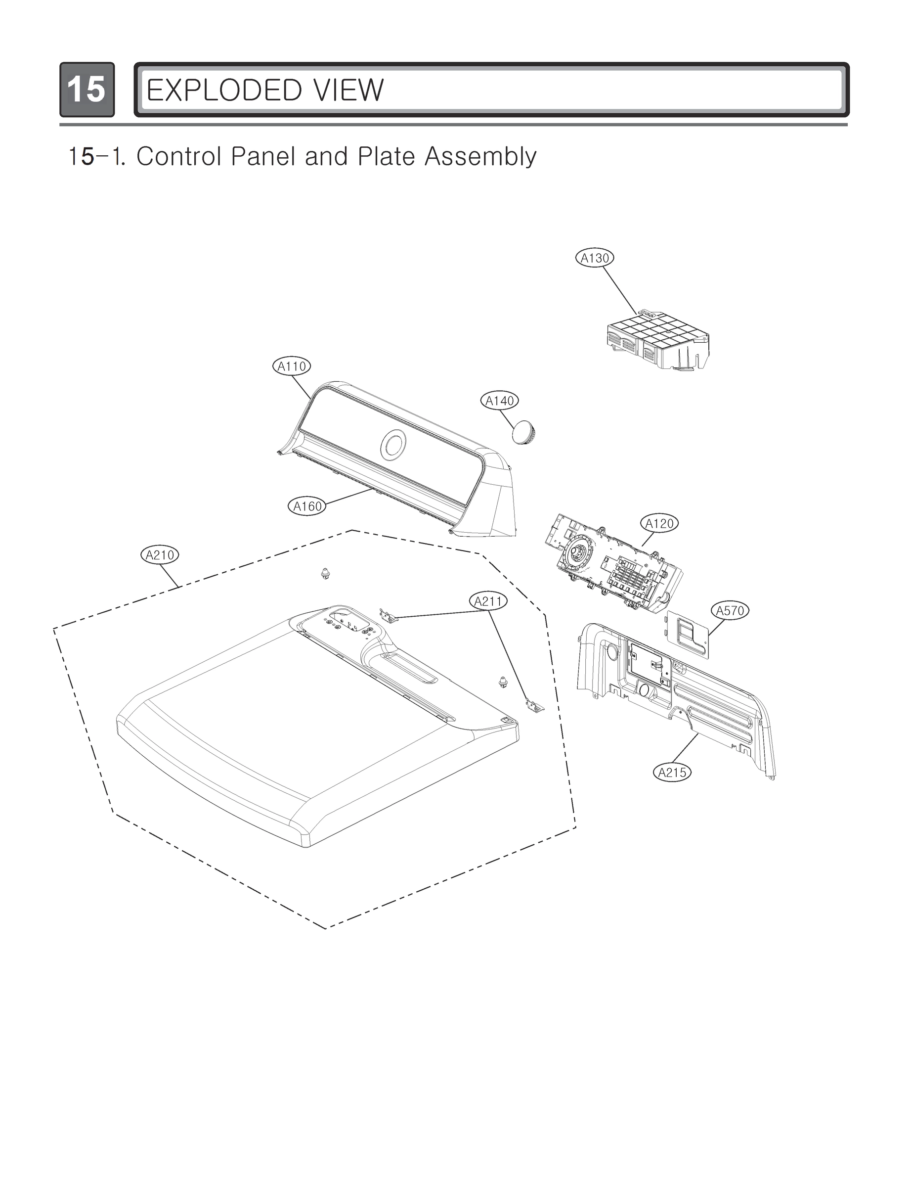 CONTROL PANEL AND PLATE ASSEMBLY