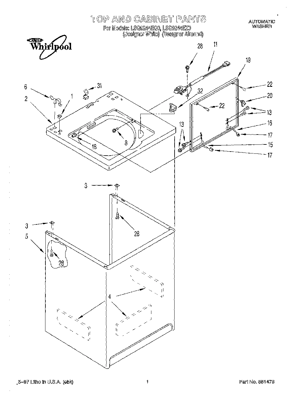 01 - TOP AND CABINET