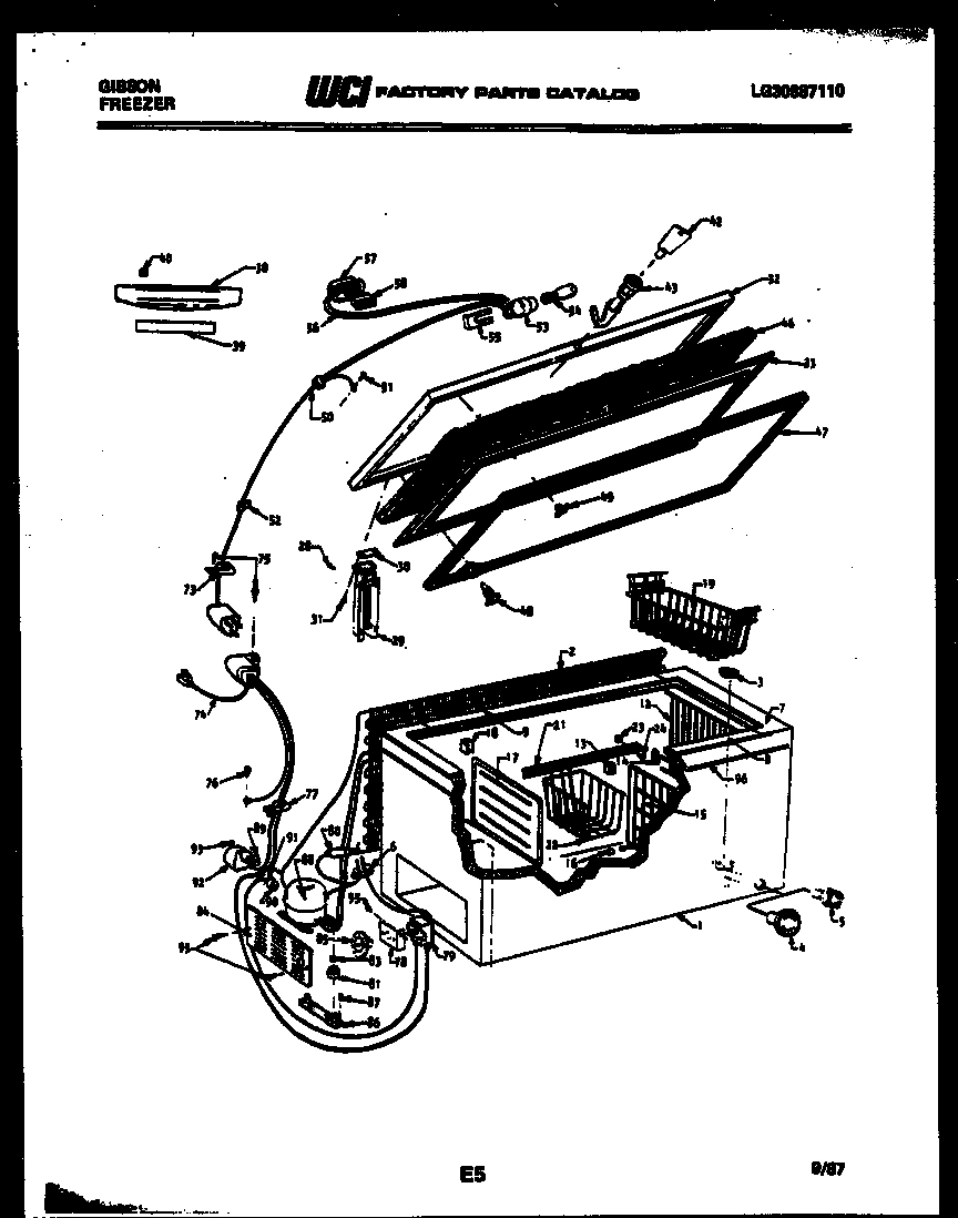 02 - CHEST FREEZER PARTS