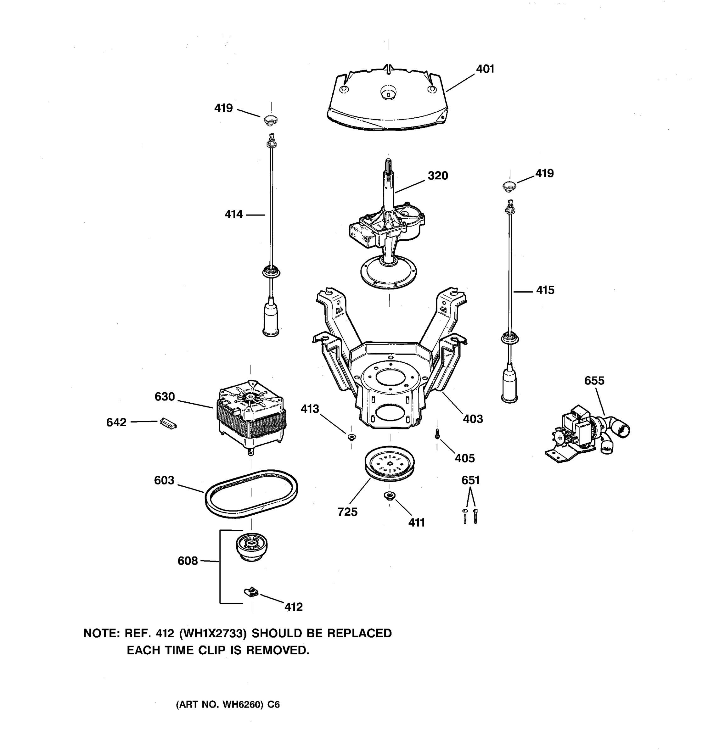 SUSPENSION, PUMP & DRIVE COMPONENTS