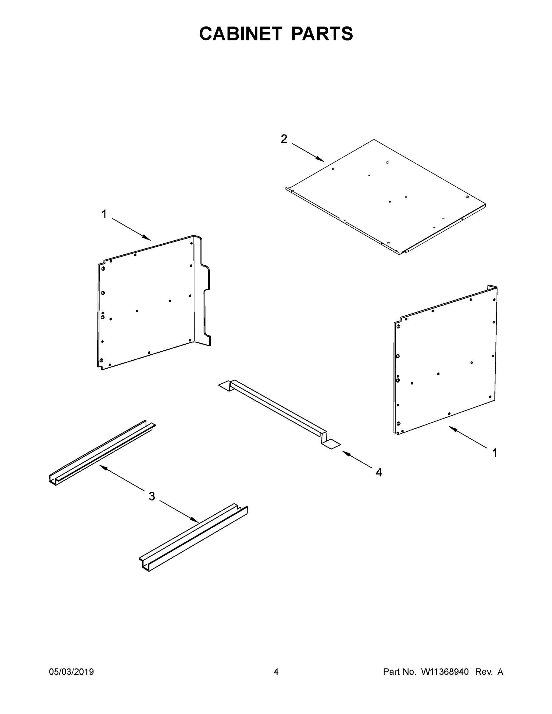 03 - CABINET PARTS