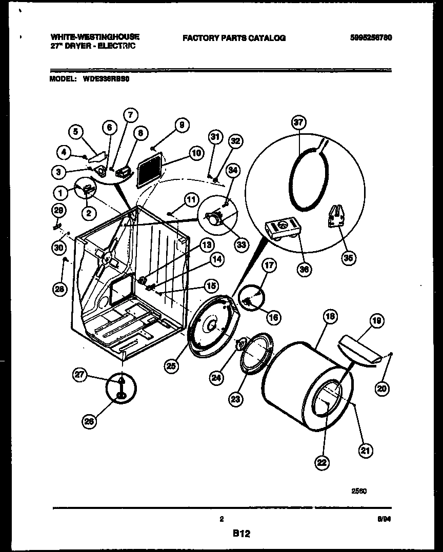 02 - CABINET AND COMPONENT PARTS