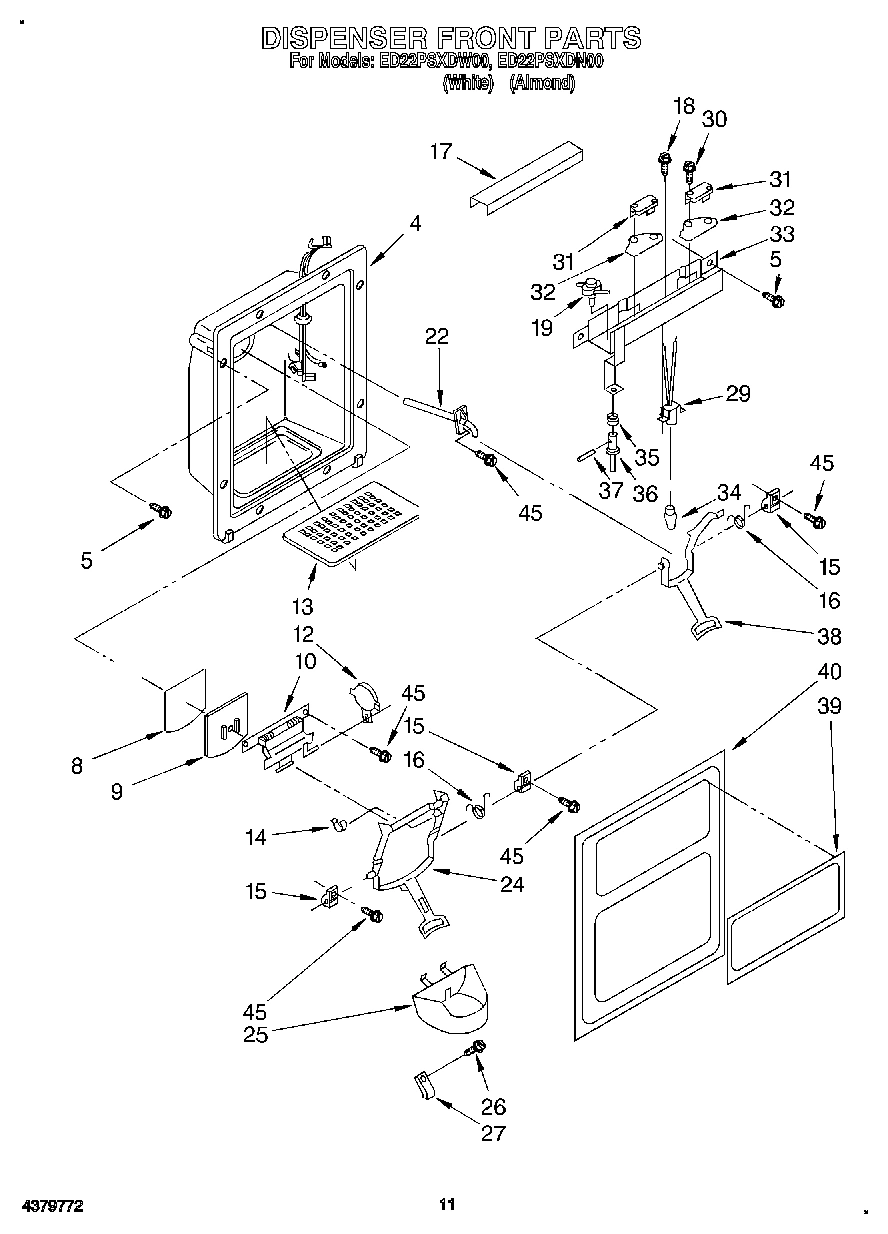 08 - DISPENSER FRONT