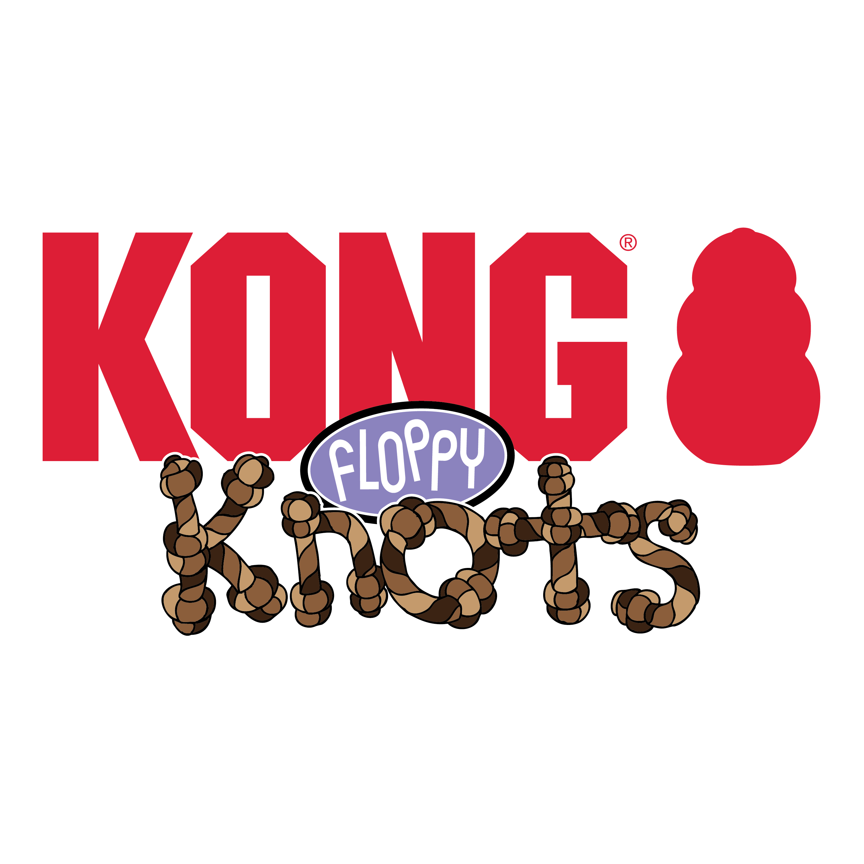 Kong floppy hot sale knots bunny