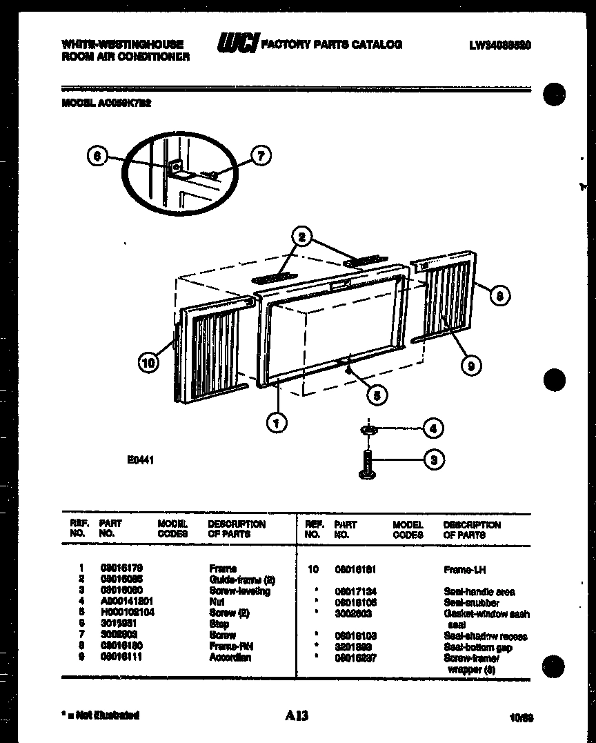 06 - CABINET AND INSTALLATION PARTS