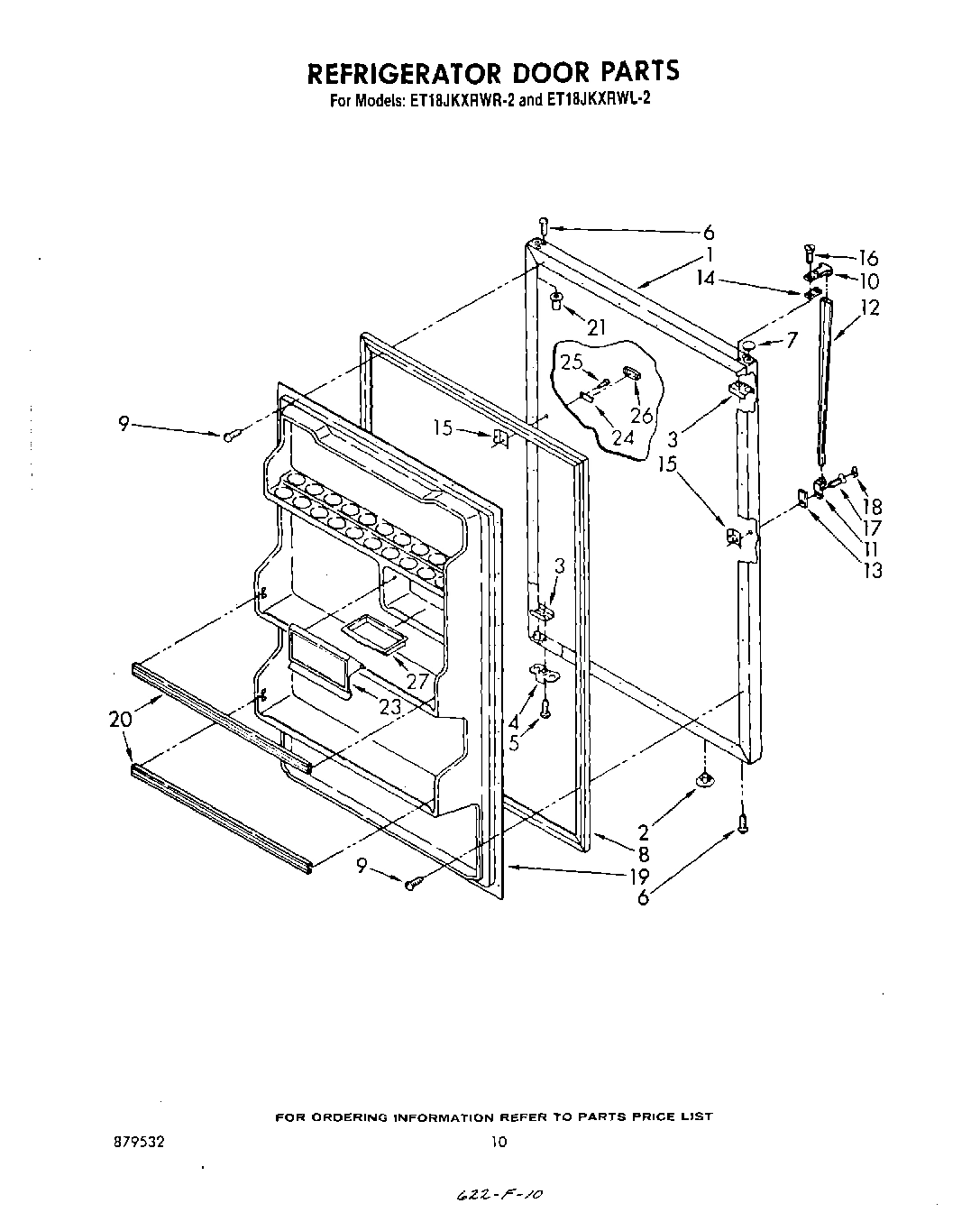 08 - REFRIGERATOR DOOR , NOT ILLUSTRATED