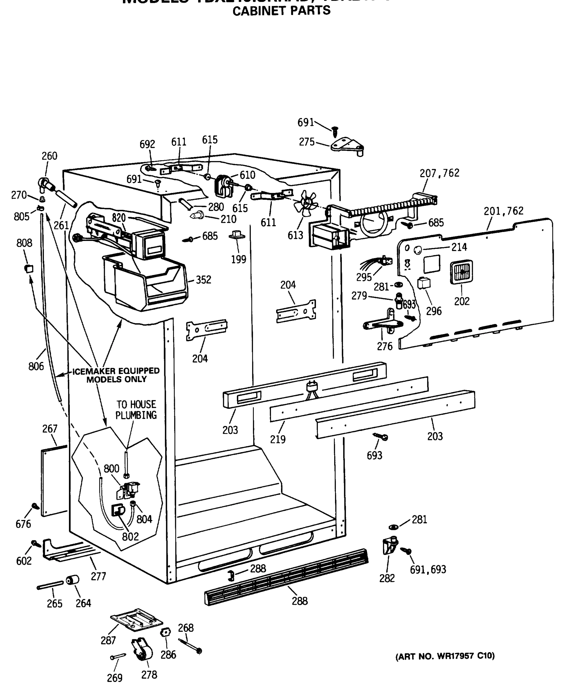 CABINET PARTS