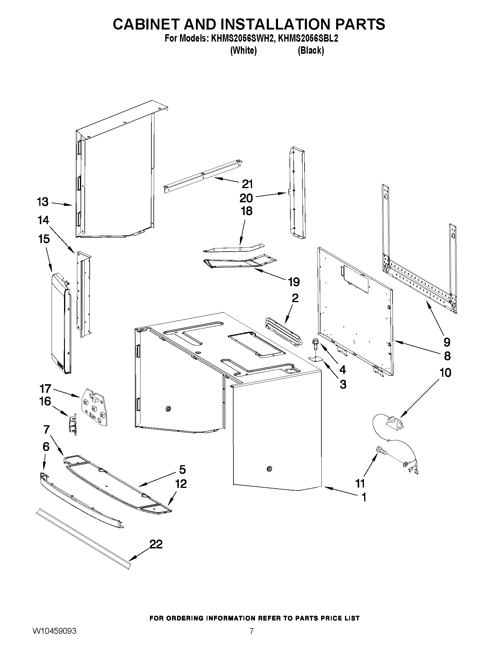 06 - CABINET AND INSTALLATION PARTS