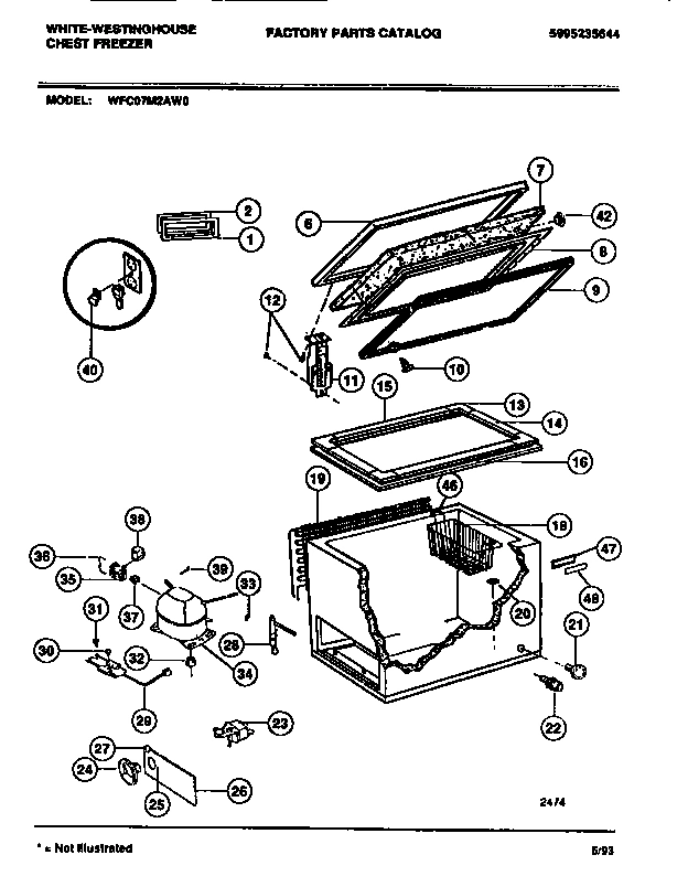 02 - CHEST FREEZER PARTS