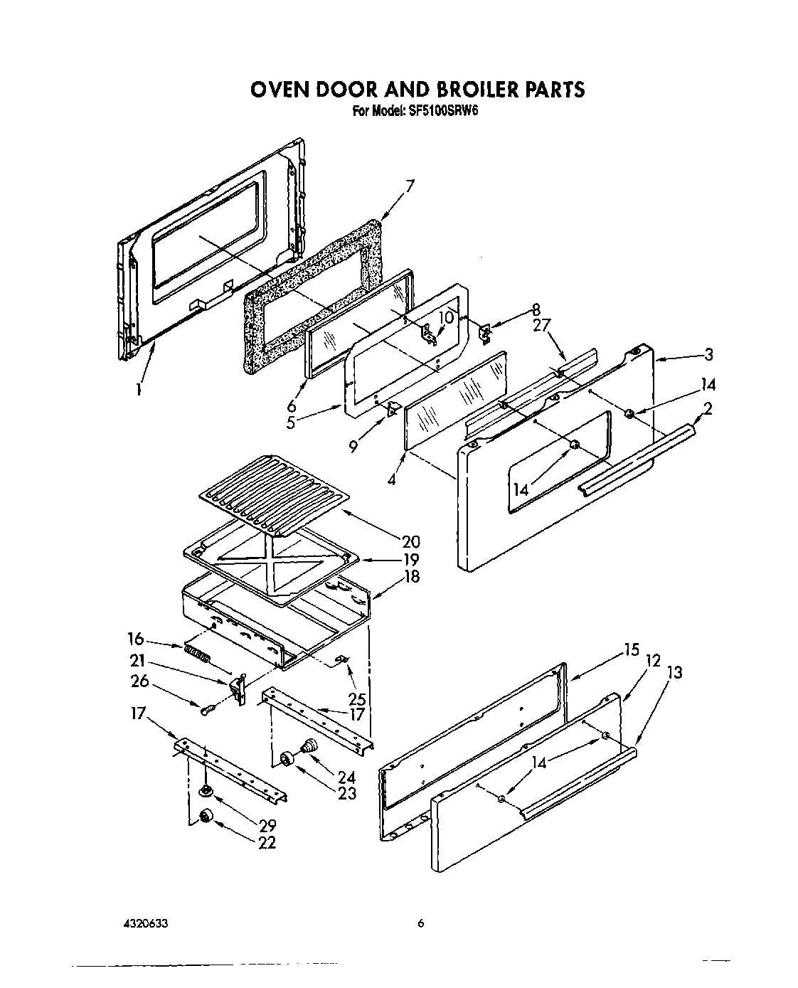 06 - OVEN DOOR AND BROILER