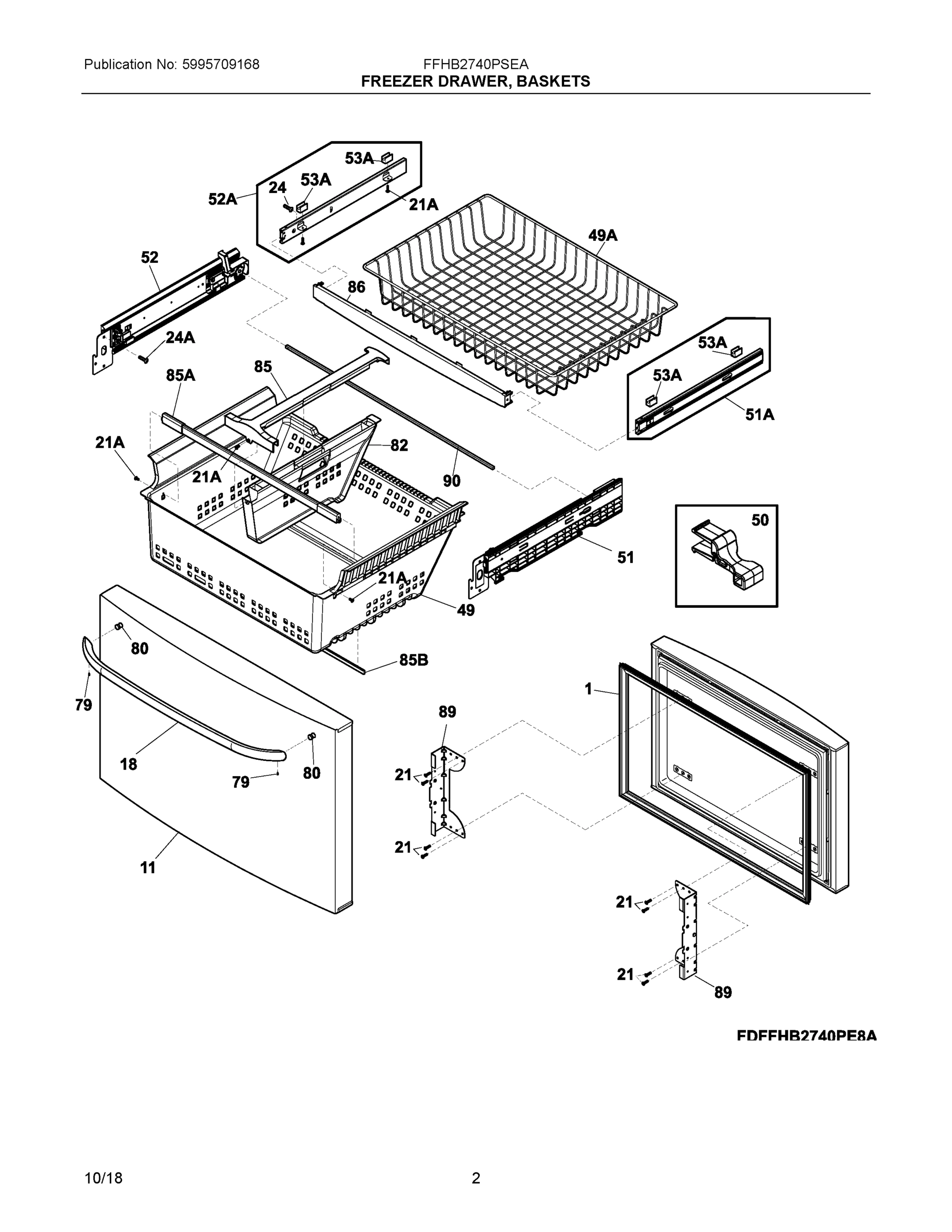 02 - FREEZER DRAWER, BASKETS