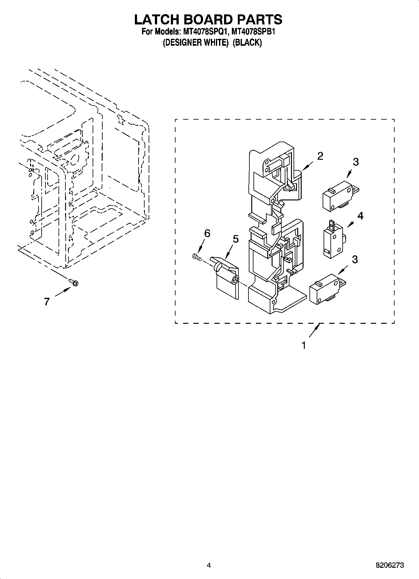 04 - LATCH BOARD PARTS