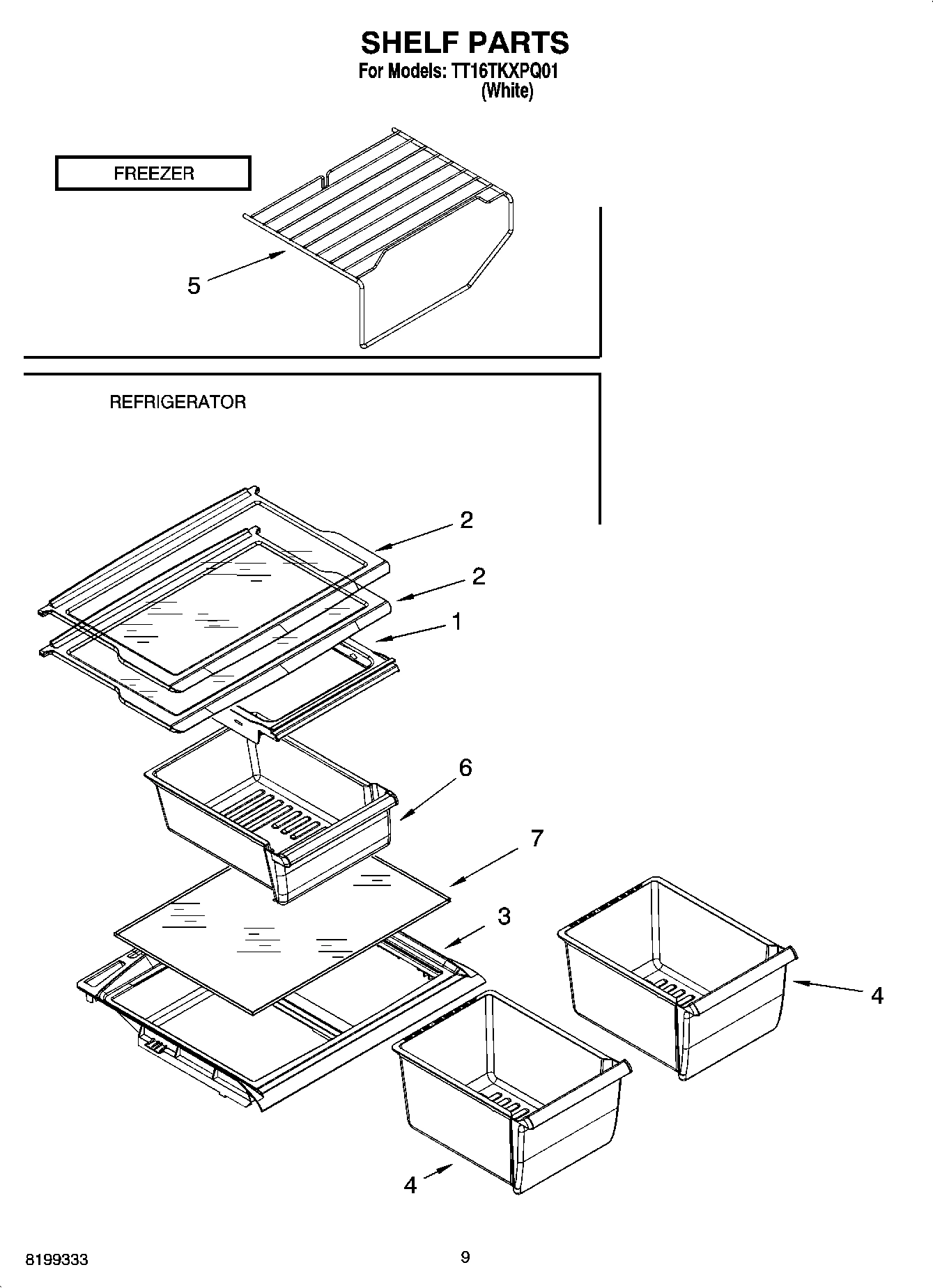 05 - SHELF PARTS, OPTIONAL PARTS