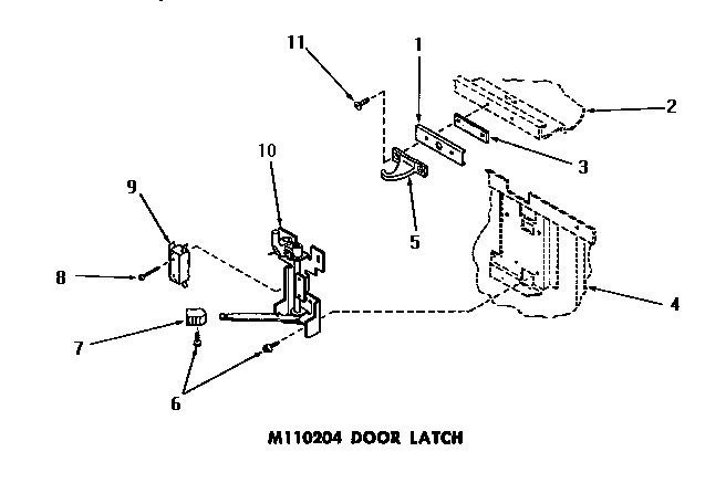 09 - M110204 DOOR LATCH