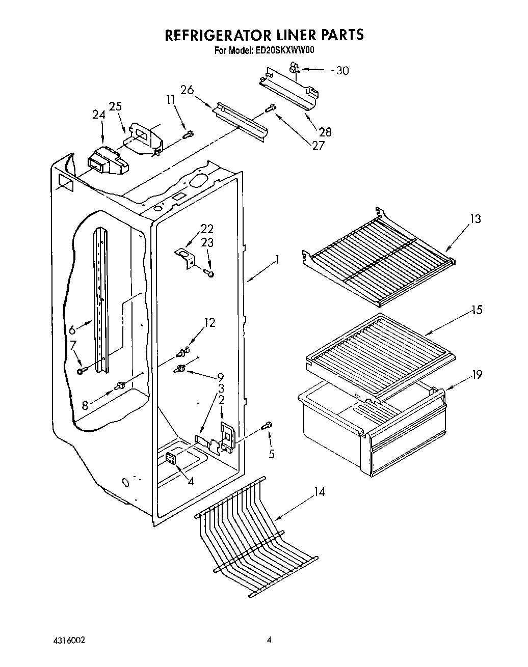 03 - REFRIGERATOR LINER