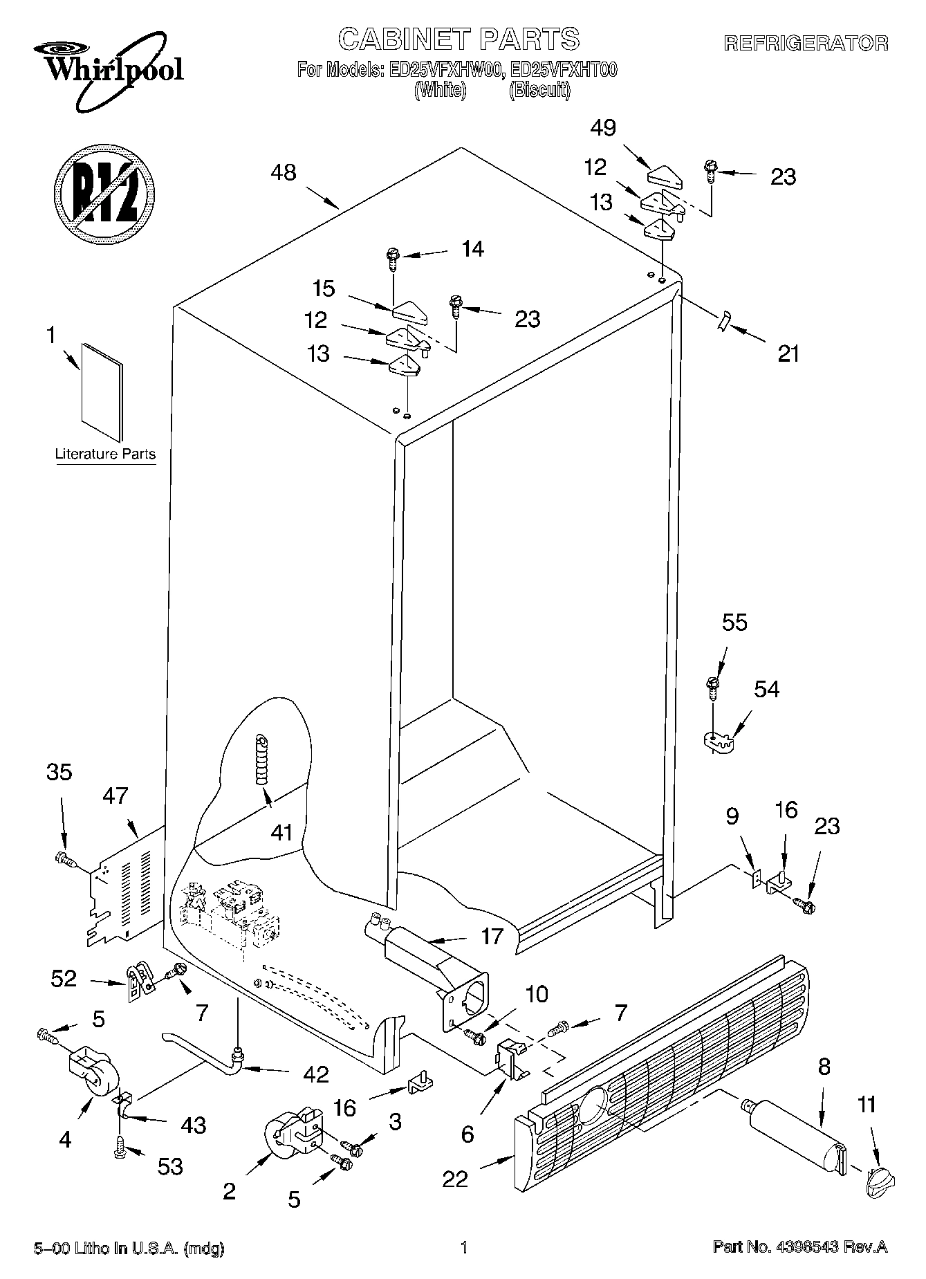 01 - CABINET, LITERATURE