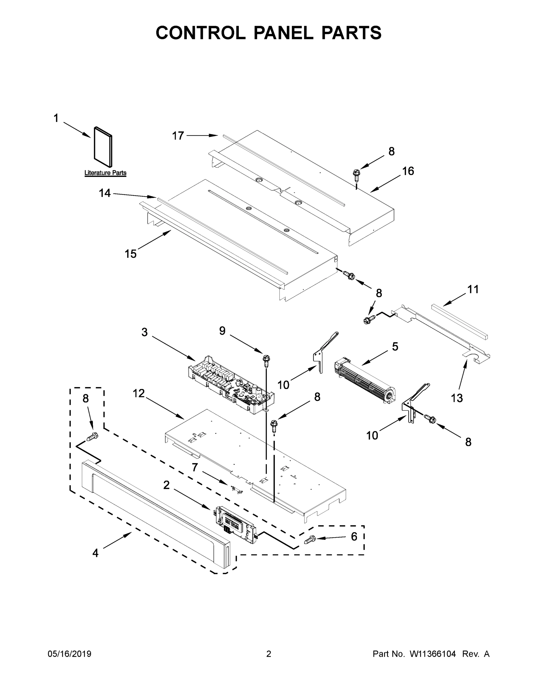 02 - CONTROL PANEL PARTS