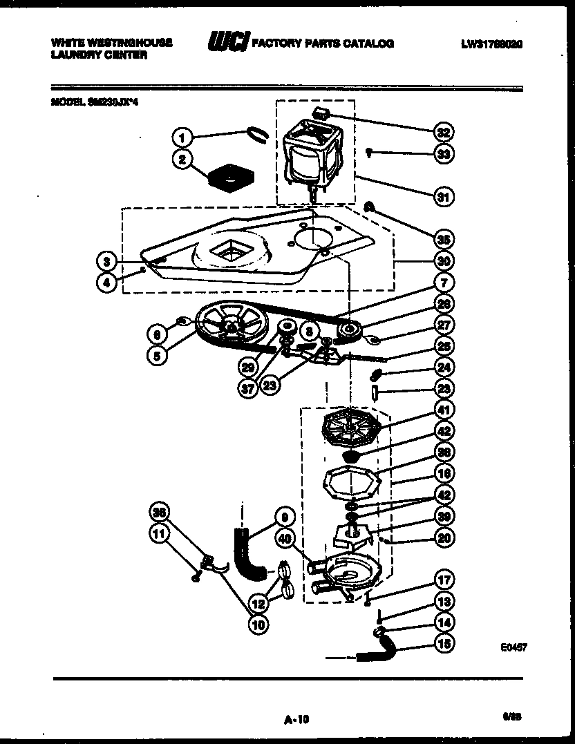 06 - WASHER DRIVE SYSTEM AND PUMP
