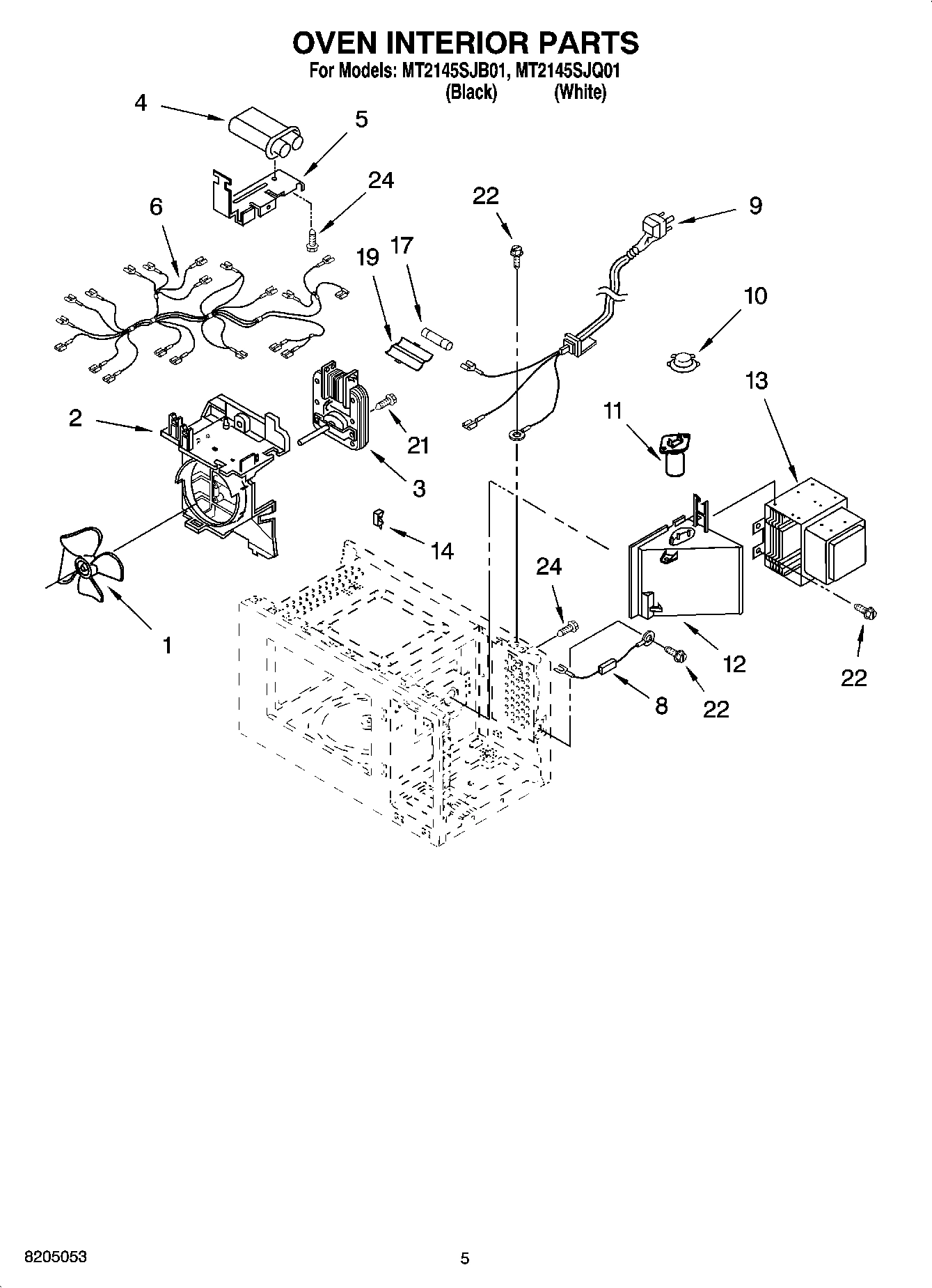 05 - OVEN INTERIOR PARTS