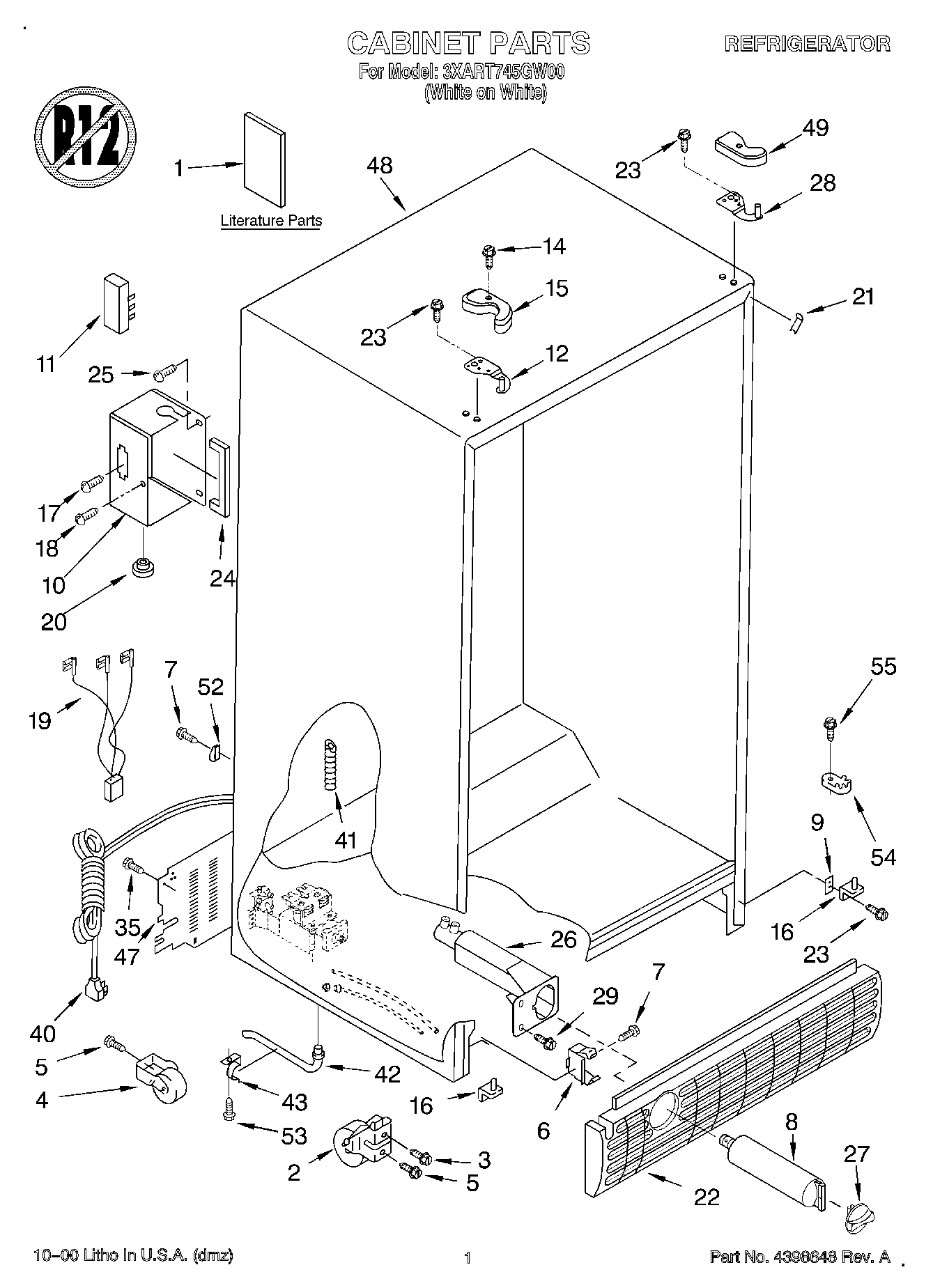 01 - CABINET, LITERATURE