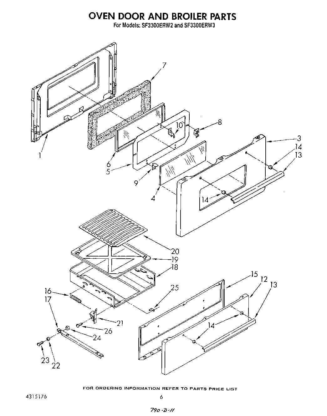 05 - OVEN DOOR AND BROILER