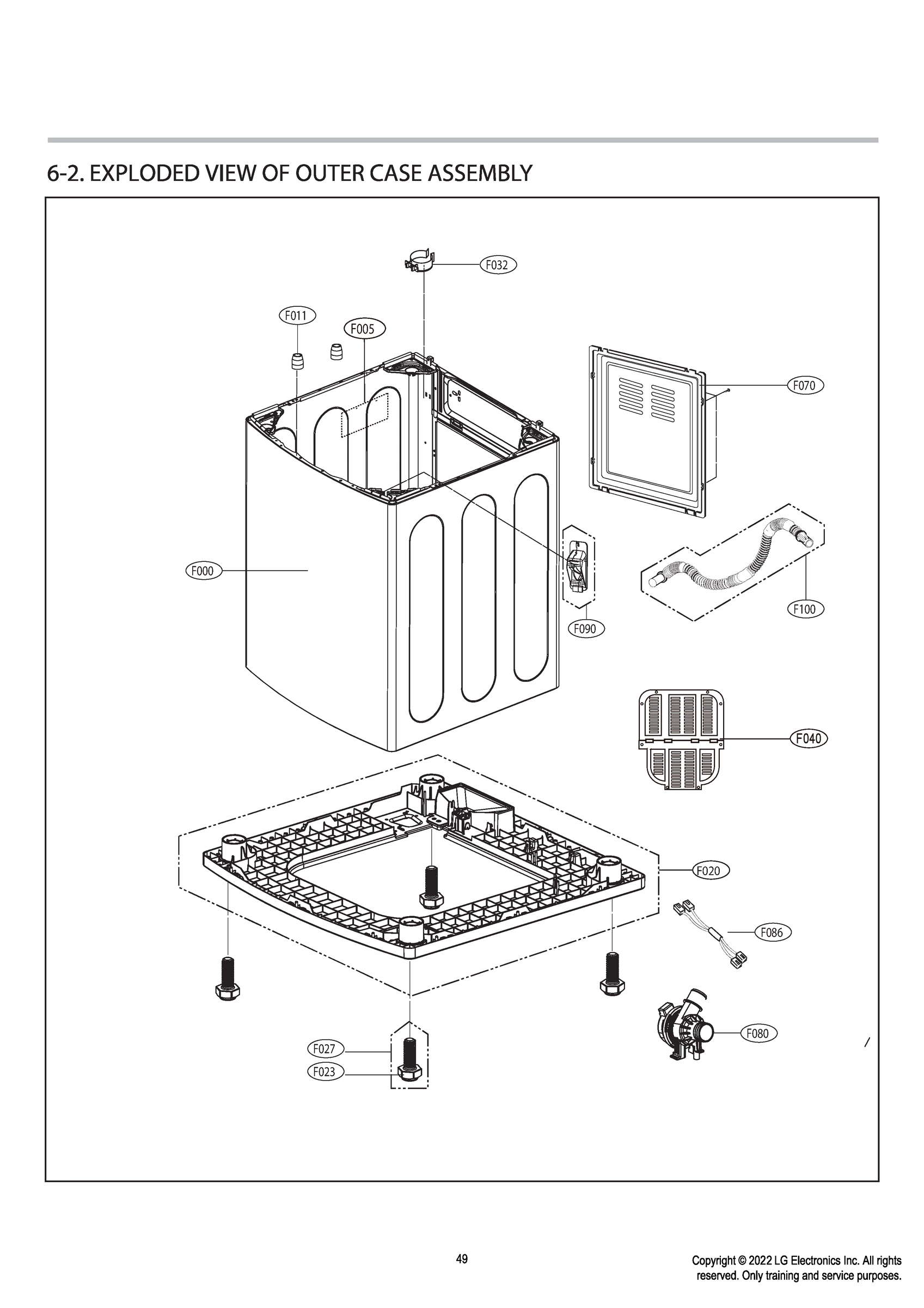 OUTER CASE ASSEMBLY